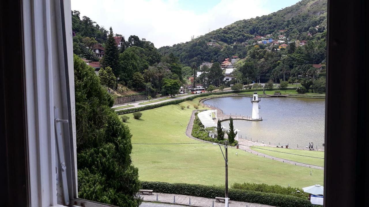 Palacio Quitandinha Espetacular Apartamento Com Vista Para O Lago Petrópolis Eksteriør bilde