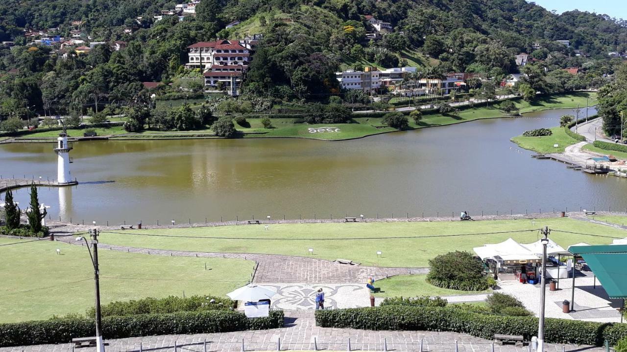 Palacio Quitandinha Espetacular Apartamento Com Vista Para O Lago Petrópolis Eksteriør bilde